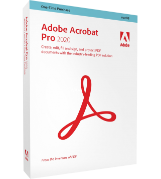 Adobe Acrobat Pro 2020 1 Gerät (lebenslange Lizenz) für Mac