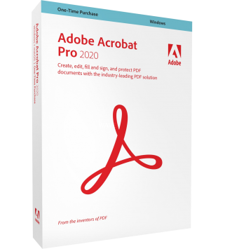 Adobe Acrobat Pro 2020 1 Gerät (lebenslange Lizenz) für Windows (OEM)