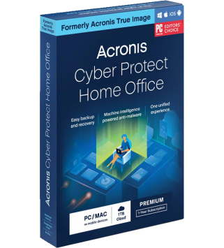 Acronis Cyber Protect Home Office Premium 3 Geräte 1 Jahr + 1 TB Cloud Storage