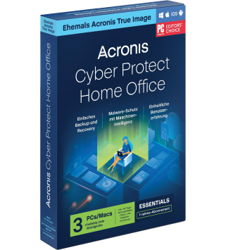 Acronis Cyber Protect Home Office Essentials 3 Geräte 1 Jahr