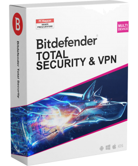 Bitdefender Total Security & VPN 2022 10 Geräte 1 Jahr (deutsch)