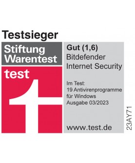 Bitdefender Internet Security 1 Gerät 2 Jahre (deutsch) (aktuelle Jahresversion)
