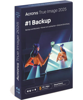 Acronis True Image 2025 5 PCs/Macs Dauerlizenz (kein Abonnement) (HOJSSHZZS)