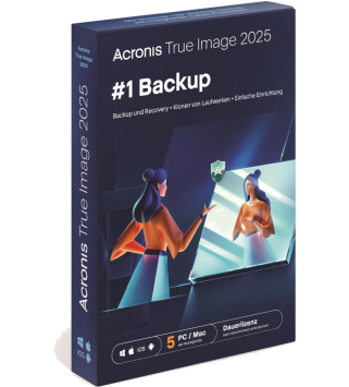 Acronis True Image 2025 5 PCs/Macs Dauerlizenz (kein Abonnement) (HOJSSHZZS)