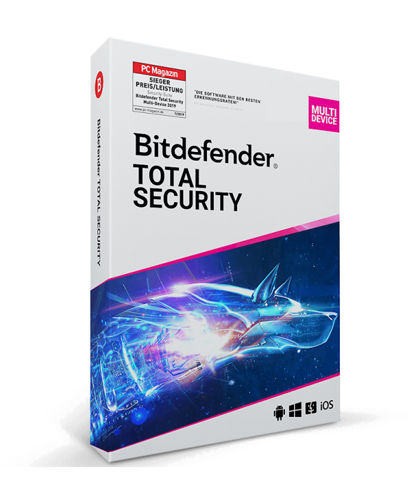 Bitdefender Total Security 3 Geräte 1 Jahr (deutsch)