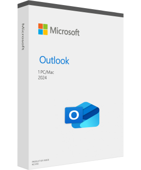 Microsoft Outlook LTSC 2024 (NCE COM BAS PER 1TM) Deutsch/Multilingual (Dauerlizenz, kein Abo)