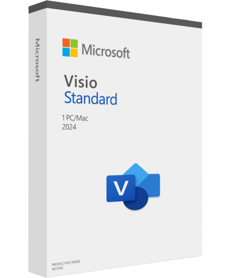 Microsoft Visio LTSC Standard 2024 (NCE COM BAS PER 1TM)