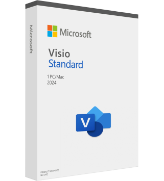 Microsoft Visio Standard 2024 für Windows Deutsch/Multilingual (EP2-07167)