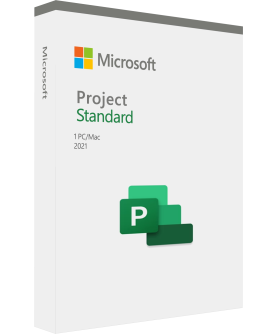 Microsoft Project Standard 2021 für Windows Deutsch/Multilingual (076-05905)