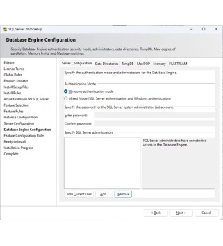 Microsoft SQL Server 2025 Standard Edition (228-04778) Deutsch/Multilingual (ESD)