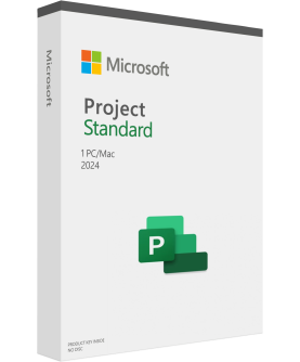 Microsoft Project Standard 2024 für Windows Deutsch/Multilingual (EP2-07057)