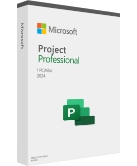 Microsoft Project Professional 2024 für Windows Deutsch/Multilingual (EP2-07001)