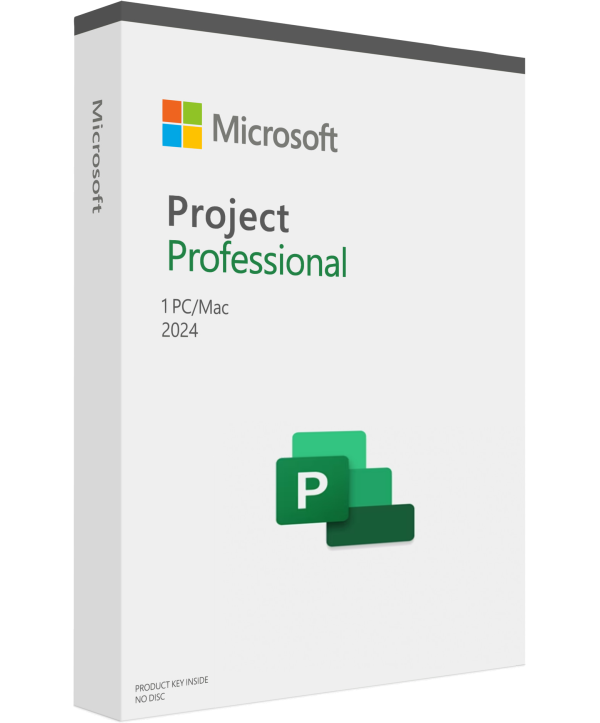 Microsoft Project Professional 2024 für Windows Deutsch/Multilingual (EP2-07001)