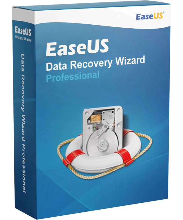 EaseUS Data Recovery Wizard Professional 1 PC Deutsch/Multilingual (Dauerlizenz, aktuelle Vollversion) (SNDRWP50)