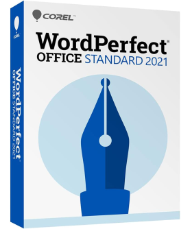 Corel WordPerfect Office Standard 2021 1 User Deutsch/Multilingual (unbegrenzte Laufzeit, kein Abo) (LCWP2021ML1)
