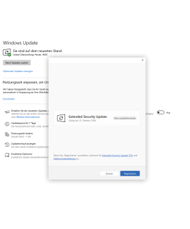 Microsoft Windows 10 ESU (Extended Security Updates) 1 Gerät 1 Jahr (2025 - 2026) (DG7GMGF0SSGZ-0004) + € 60,00 Servicegutschein