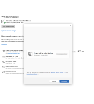 Microsoft Windows 10 ESU (Extended Security Updates) Year 1 1 Gerät 1 Jahr (2025 - 2026) (DG7GMGF0SSGZ-0004)