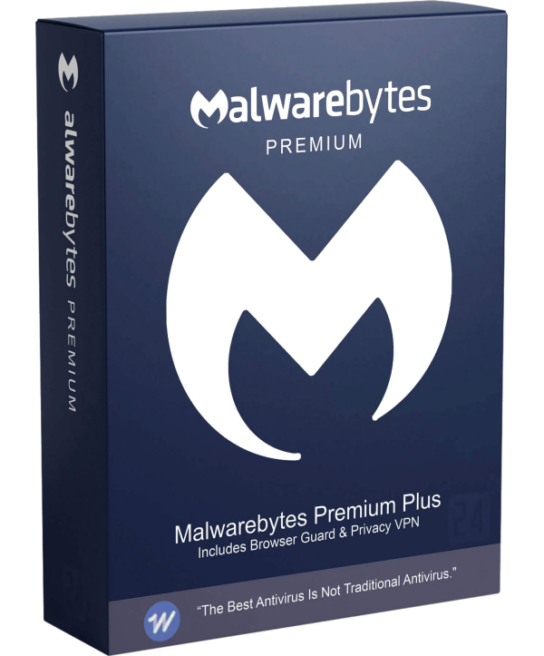Malwarebytes Premium Plus 2 User 1 Jahr Deutsch/Multilingual (aktuelle Jahresversion) + Privacy VPN + Browser Guard