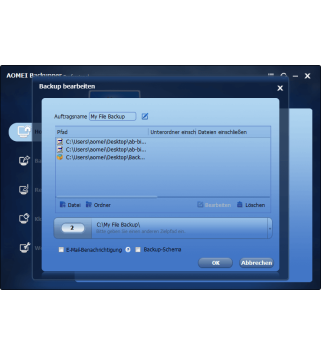 AOMEI Backupper Professional für Windows 2 PCs (Dauerlizenz) mit E&R Cashback