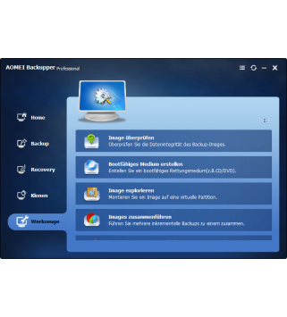 AOMEI Backupper Professional für Windows, Lifetime (lebenslange Lizenz) 1 PC