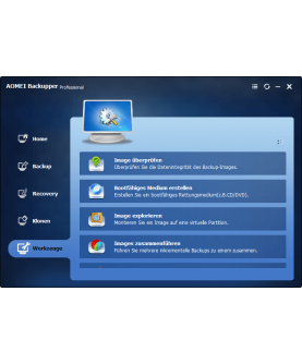 AOMEI Backupper Professional für Windows 2 PCs 1 Jahr (aktuelle Jahresversion) mit E&R Cashback