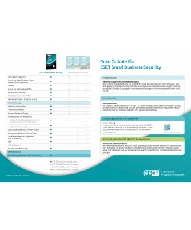 ESET Small Business Security 5 Geräte 1 Jahr für Windows/Windows Server/macOS/Android (aktuelle Version) mit E&R Cashback