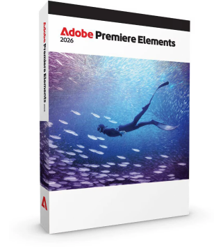 Adobe Premiere Elements 2026 für Windows/macOS 1 User 3 Jahre Deutsch/Multilingual (30013435)