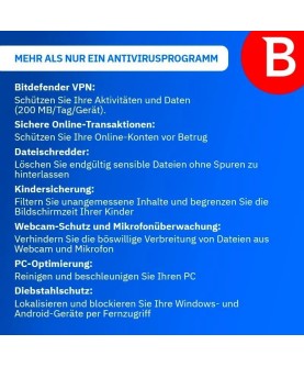 Bitdefender Ultimate Security | 5 Geräte | 1 Jahr Schutz