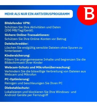 Bitdefender Ultimate Security | 25 Geräte | 1 Jahr Schutz