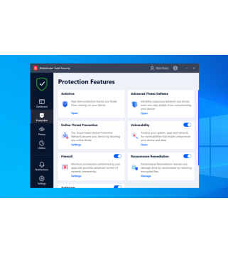 Bitdefender Total Security | 5 Geräte | 1 Jahr Schutz