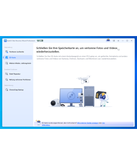 EaseUS Data Recovery Wizard 2026 Professional 1 PC Deutsch/Multilingual (Dauerlizenz, aktuelle Vollversion) (SNDRWP50)