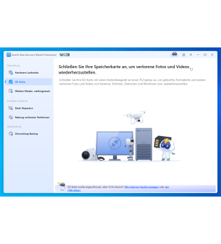 EaseUS Data Recovery Wizard 2026 Professional 1 PC Deutsch/Multilingual (Dauerlizenz, aktuelle Vollversion) (SNDRWP50)