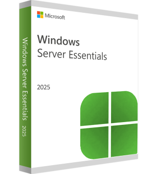 Microsoft Windows Server 2025 Essentials 64-Bit 10 Core Deutsch/Multilingual Download (EP2-17031) (Dauerlizenz) mit E&R Cashback