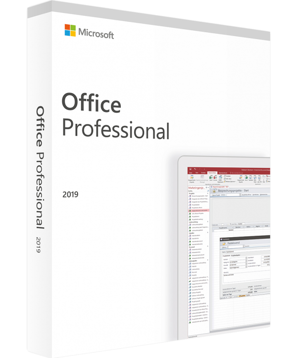 Microsoft Office 2019 Professional Deutsch/Multilingual (269-17068)