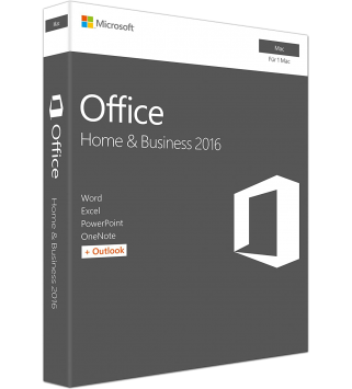 Microsoft Office 2016 Home and Business fuer Mac Deutsch/Multilingual (W6F-00627)
