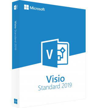 Microsoft Visio Standard 2019 Deutsch/Multilingual (D86-05822)