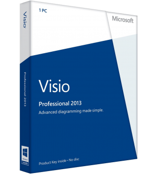 Microsoft Visio Professional 2013 Deutsch/Multilingual (AAA-02256)