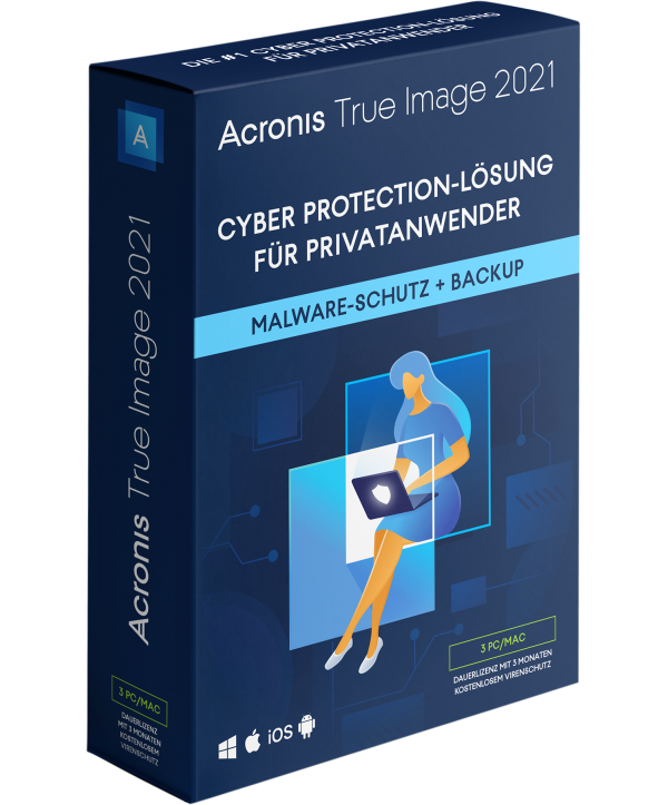 Acronis True Image 2021 3 PCs/Macs Dauerlizenz Acronis True Image 2021 3 PCs/Macs Dauerlizenz