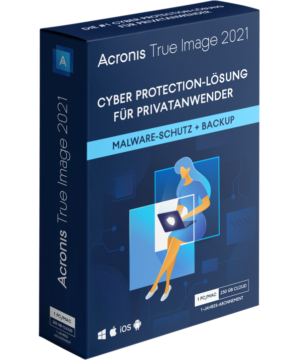 Acronis True Image 2021 1 Jahr 3 PCs/Macs Acronis True Image 2021 1 Jahr 3 PCs/Macs