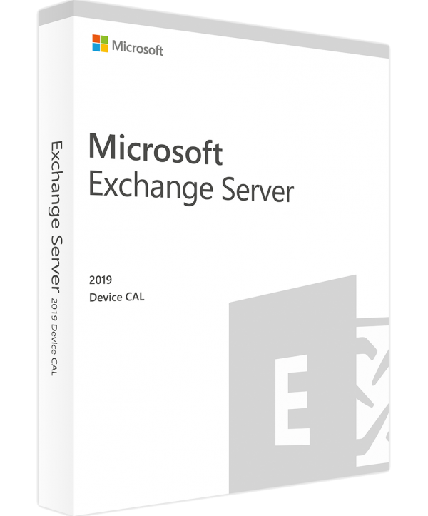 Microsoft Exchange Server Standard 2019 1 Device CAL Deutsch/Multilingual Microsoft Exchange Server Standard 2019 1 Device CAL Deutsch/Multilingual