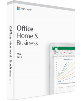 Microsoft Office 2019 Home and Business für Mac Deutsch/Multilingual (T5D-03183) (Dauerlizenz, Retail)