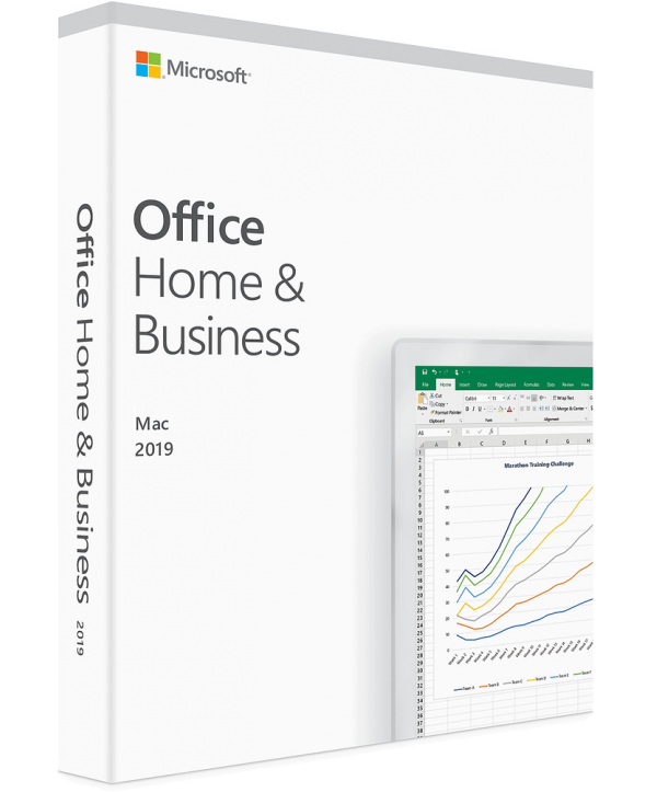 Microsoft Office 2019 Home and Business für Mac Deutsch/Multilingual (T5D-03183) (Dauerlizenz, Retail)