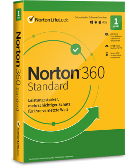 Norton 360 Standard 1 Gerät 1 Jahr + 10 GB MD (ohne Abonnement) (deutsch)